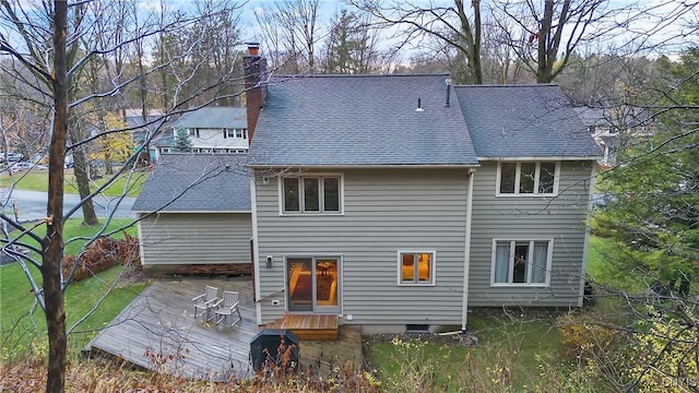 view of rear view of house