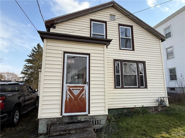 view of rear view of house