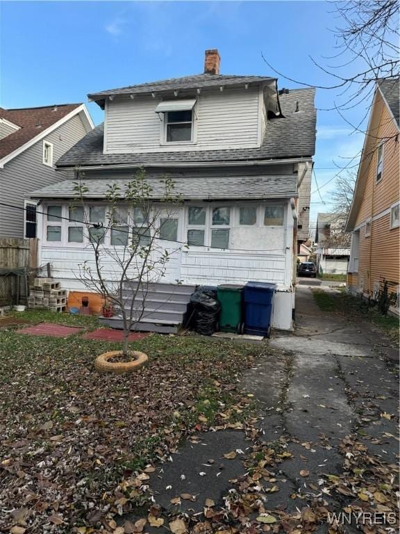 view of rear view of house