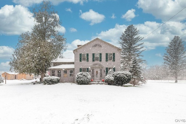 view of front of home