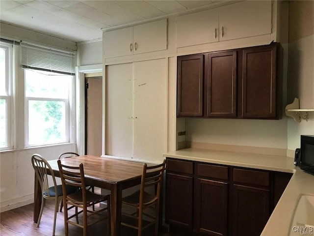 dining room featuring light wood-type flooring