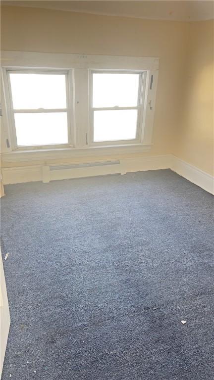 empty room featuring carpet floors