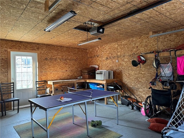 view of game room