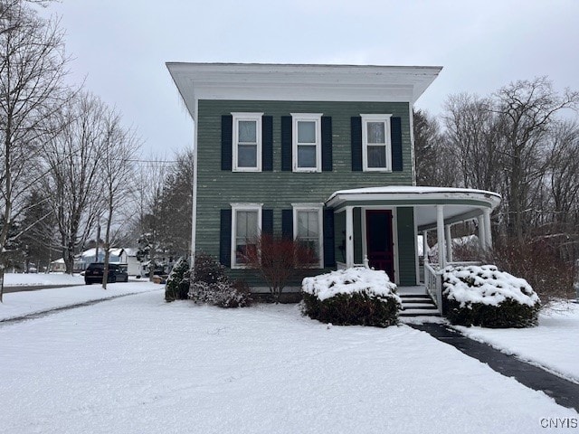 view of front of house featuring a porch