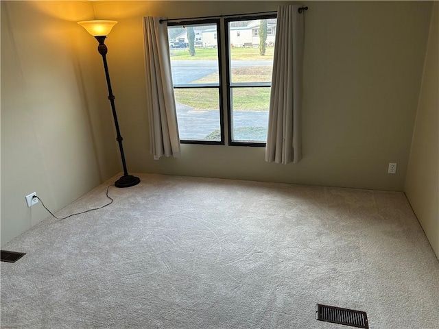 spare room with carpet