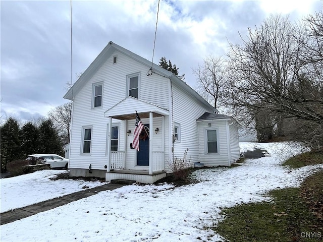 view of front of home