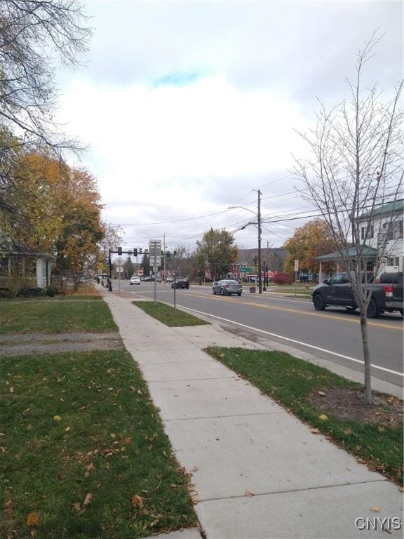 view of road