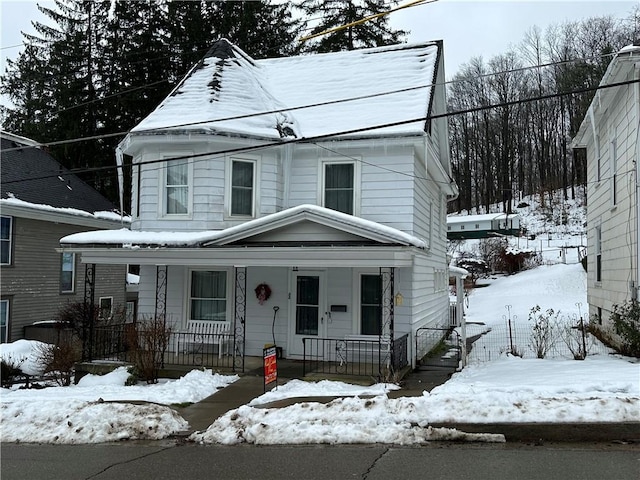 view of front of home