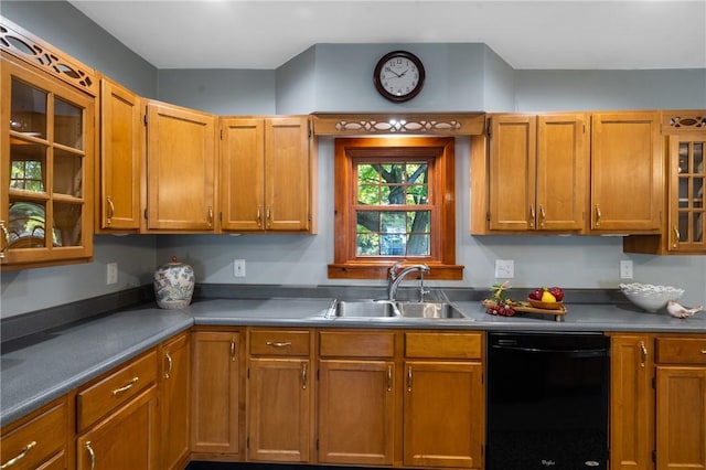 kitchen featuring dishwasher and sink