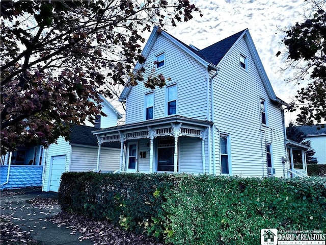 301 Swan St, Dunkirk-City, NY 14048 - view of front facade with a porch