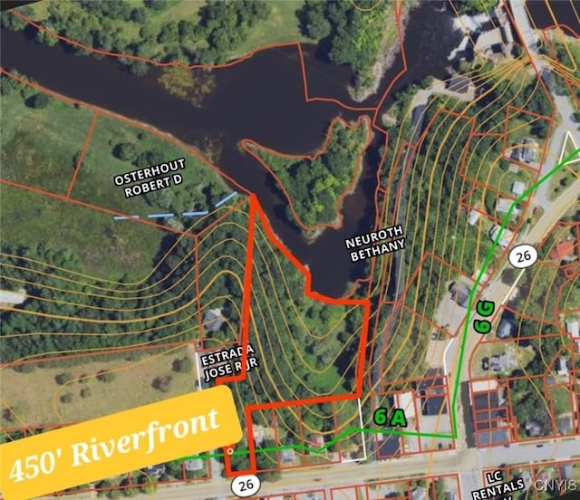 228 Main St, Theresa, NY 13691 - aerial overview of property's location