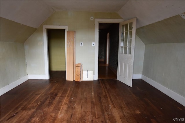 228 Main St, Theresa, NY 13691 - additional living space with hardwood / wood-style flooring and lofted ceiling