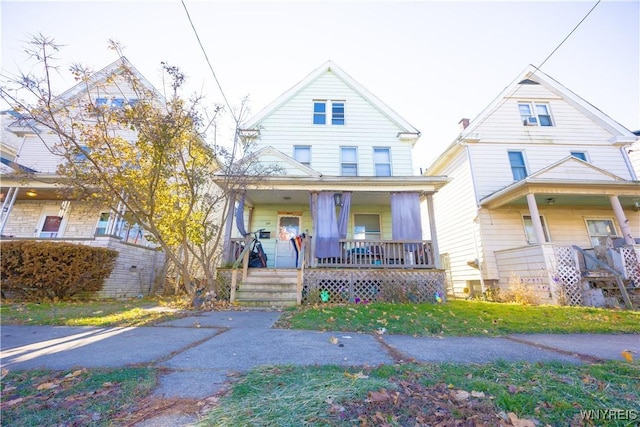 view of front of house with a porch