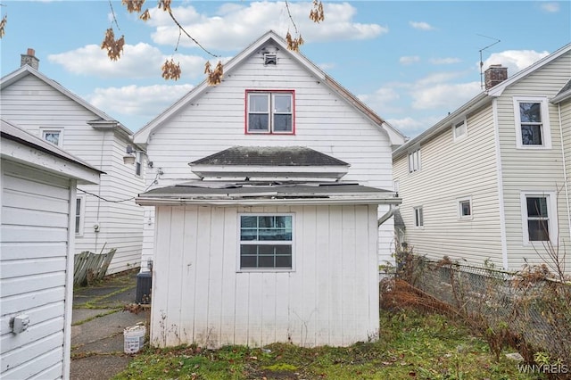 view of back of property