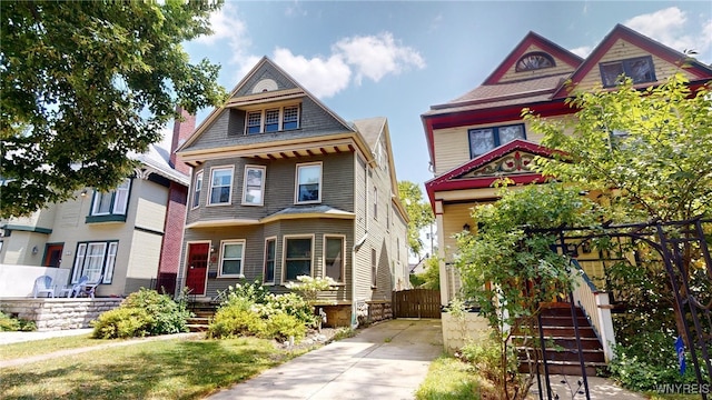 view of victorian home