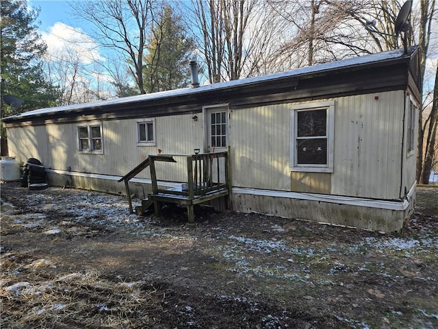 view of back of property