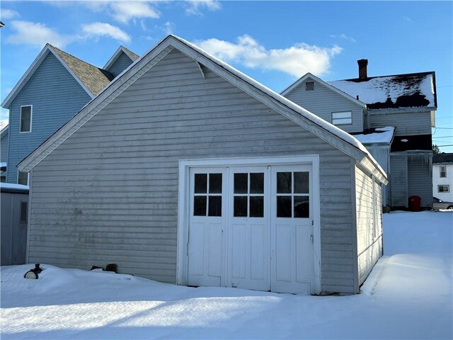 305 Janeway St, Kane-Borough, PA 16735 - snow covered property with an outbuilding