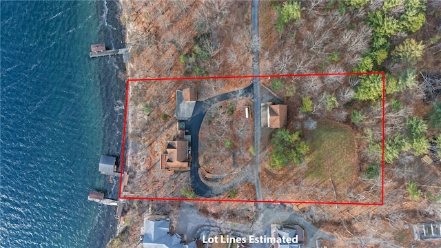 4555 Davies Rd, Hector, NY 14818 - aerial view of property and surrounding area featuring property parcel outlined