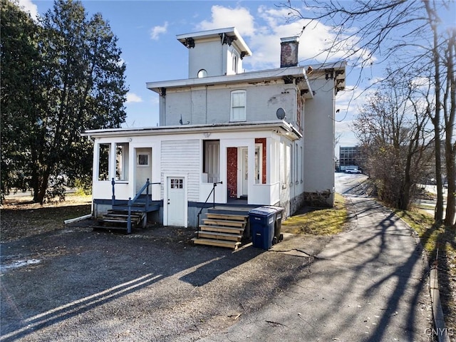 view of rear view of house