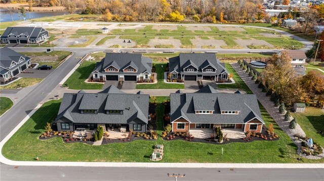 205 Charles Herrmann Way Unit 205, Milo, NY 14527 - aerial view with a residential view and a water view