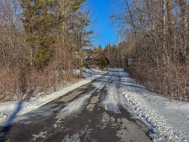 view of road