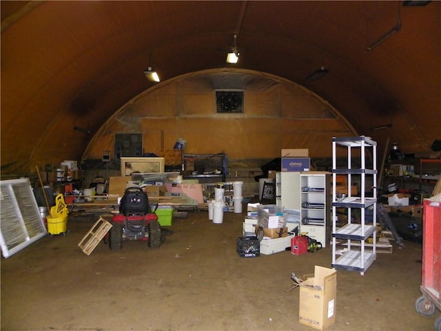 view of storage