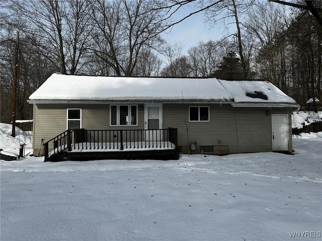 view of front of house