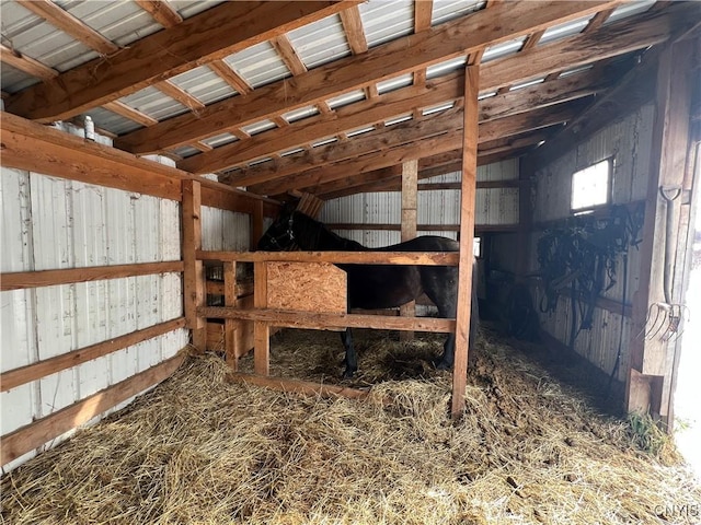 view of stable