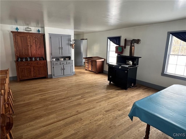 bedroom with hardwood / wood-style flooring