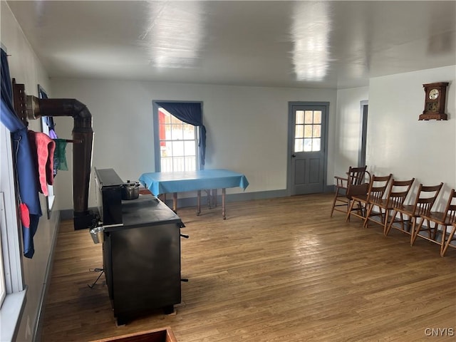 interior space featuring light hardwood / wood-style floors