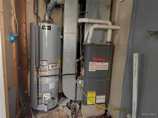 utilities with gas water heater