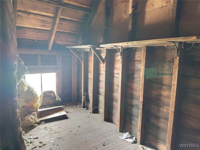 misc room featuring hardwood / wood-style floors