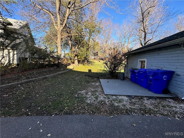 view of yard