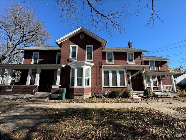 view of front of house with a porch