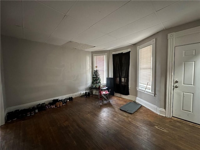 interior space featuring hardwood / wood-style floors