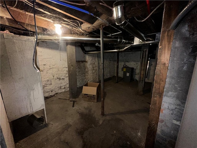 view of basement