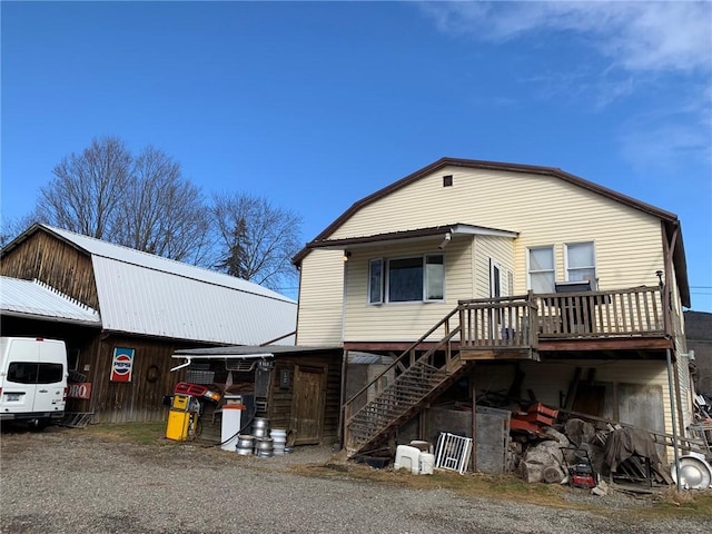 view of rear view of house