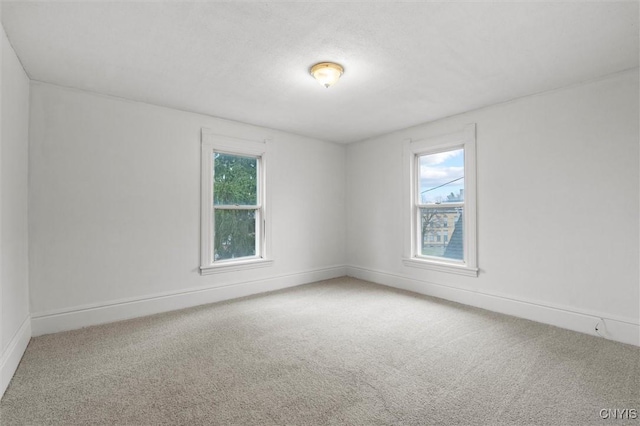 carpeted empty room with plenty of natural light