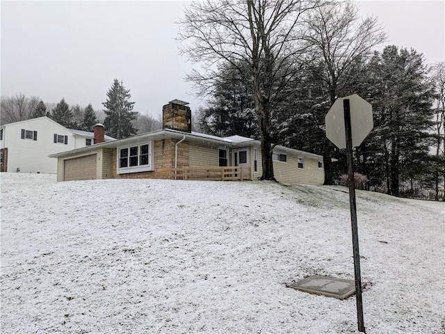 view of front of home