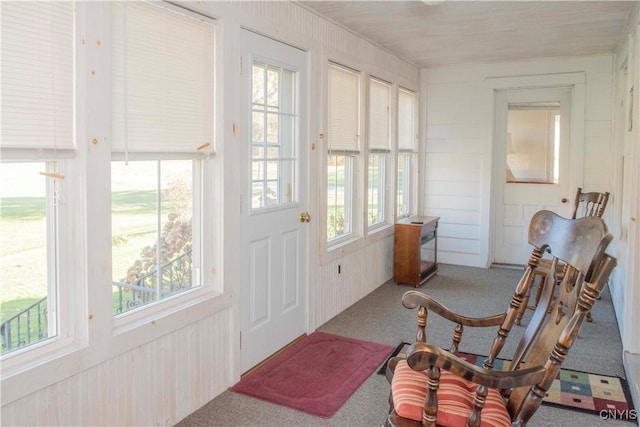 sunroom featuring plenty of natural light