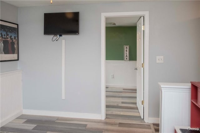 interior space featuring light hardwood / wood-style floors