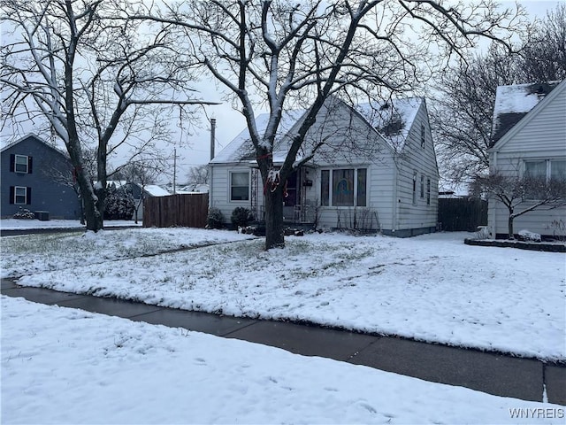 view of bungalow-style house