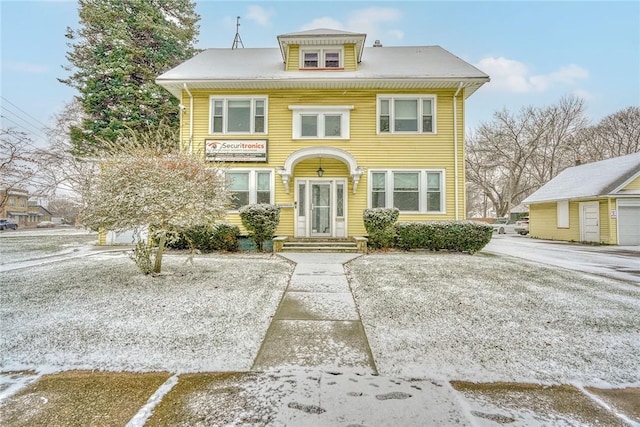 view of front of home