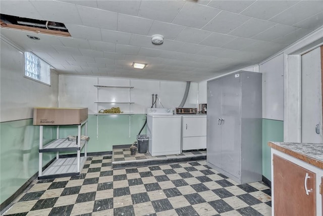 washroom featuring separate washer and dryer