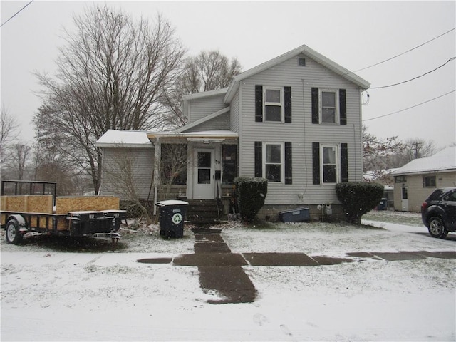 view of front of home