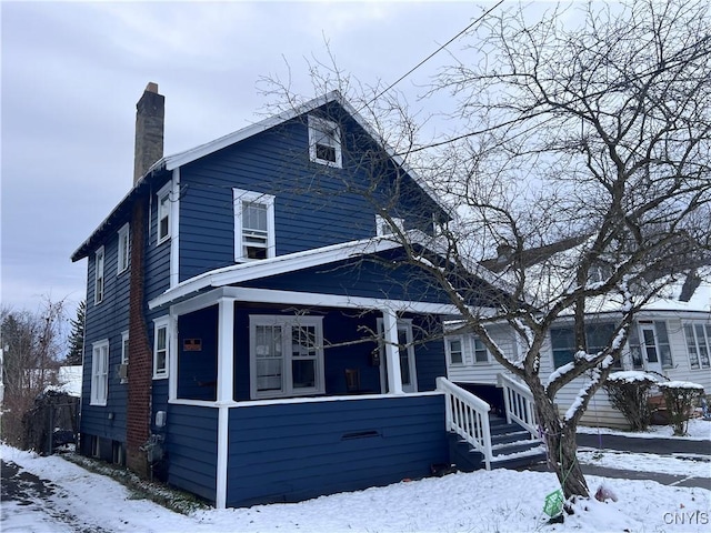 view of front of home