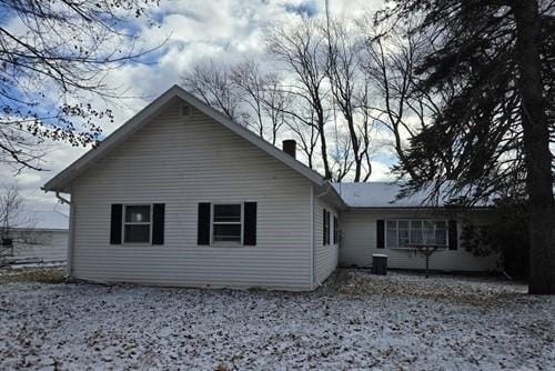 view of back of property