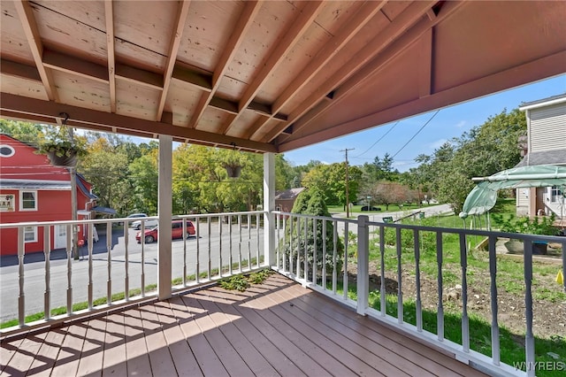 view of deck