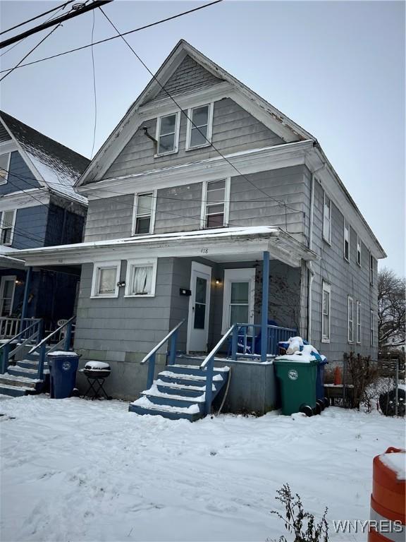 view of front of house with a porch