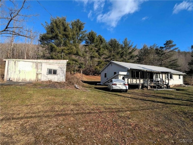 7909 County Route 333, Thurston, NY 14821 - exterior space with a front lawn